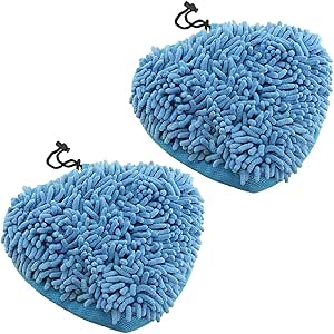 FindASpare Replacement Steam Cleaner Coral Microfibre Cloth Cover Pad for Vax, Hoover Pack of 2