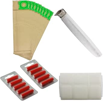 Vacuum Cleaner Service Kit for Sebo X Series Includes 10x Dust Bags, 2x Filters & Air Fresheners –Compatible with Sebo X1, X1.1, X4, X5 Models
