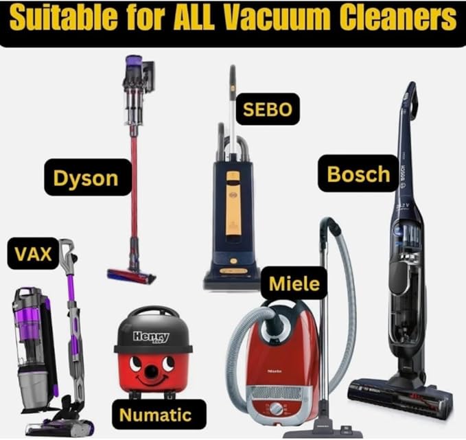 Vanilla Strong Scented 10x Pack Hoover Air Freshener Disc Pod For Numatic Henry Hetty Quick Pet Handheld Vacuum Cleaner