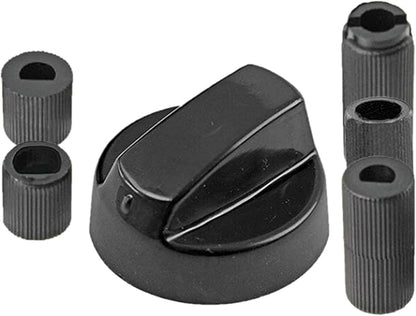 4-Pack Universal Oven & Hob Control Switch Knobs – Black Finish