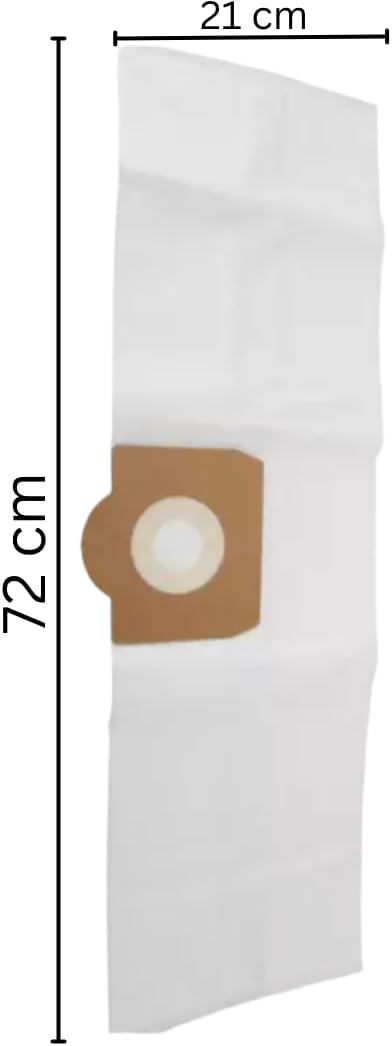 5x Vacuum Microfibre Dust Bags Compatible With Titan Vacuum Cleaners And Made To Fit 16L 20L 30L 40L Models