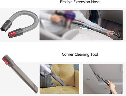 FIND A SPARE Replacement Attachments for Dysonn V7 V8 V10 V11 V15 - Quick Release Spare Part Vacuum Accessories for Home and Car Cleaning