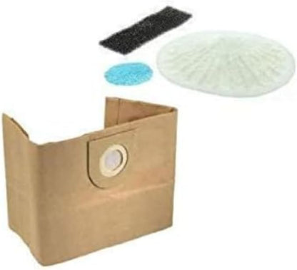 Replacement Dust Bags (5-Pack) & Filter Kit for Vax 121 6131 7131 6151S 5120 8135 8131