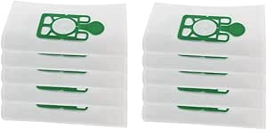 10x HEPA-Flo Dust Bags Compatible with Numatic Henry, Hetty, Harry & James – Replacement for NVM-1CH / 907075