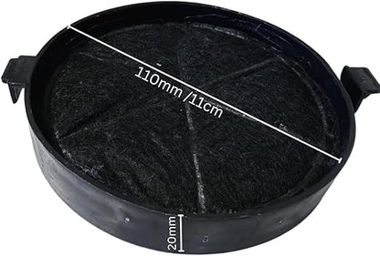 Activated Charcoal Carbon Filter Filter Set Replacement CF04 for COMFEE PYRA17B, PYRA17SS, TSHM17SS, GLAV17SS-60 TSHM17SS-60 TSHM17SS-90 Cooker Hoods and Extractor Fans