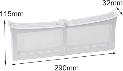 Replacement Fluff & Lint Filter Fits Hoover & Candy Tumble Dryers – Part 40004787 / 09201136