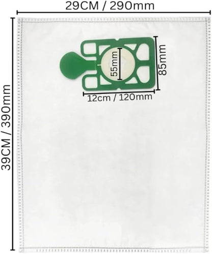 Replacement Vacuum Bags (10) for Numatic Henry & Hetty – HEPA-Flo Style – NVM-1CH Compatible