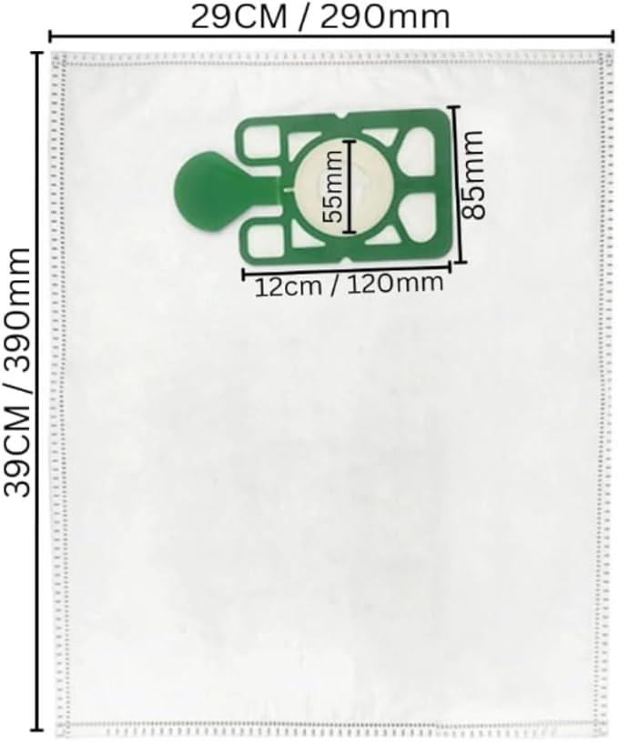 10-Pack Replacement HEPA-Flo Dust Bags for Numatic Henry Hoover Range – NVM-1CH Alternative