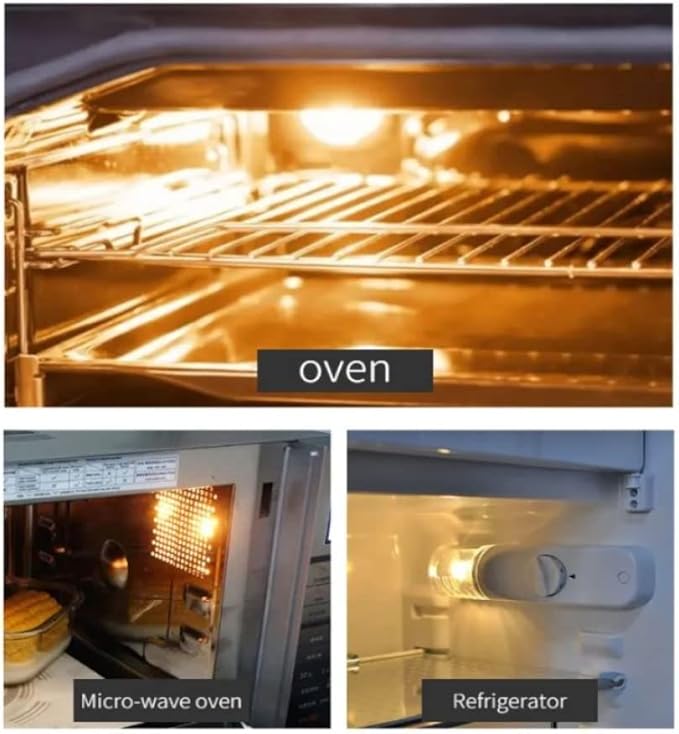 Universal Oven & Fridge Light Bulbs 2-Pack – SES E14 25W T22 2700K Warm White