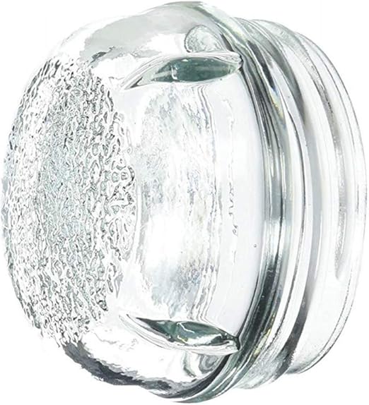 Glass Lens Cover with Removal Tool for Bosch/Neff/Siemens Built-In Ovens – Fits 40W Golf Ball Bulb