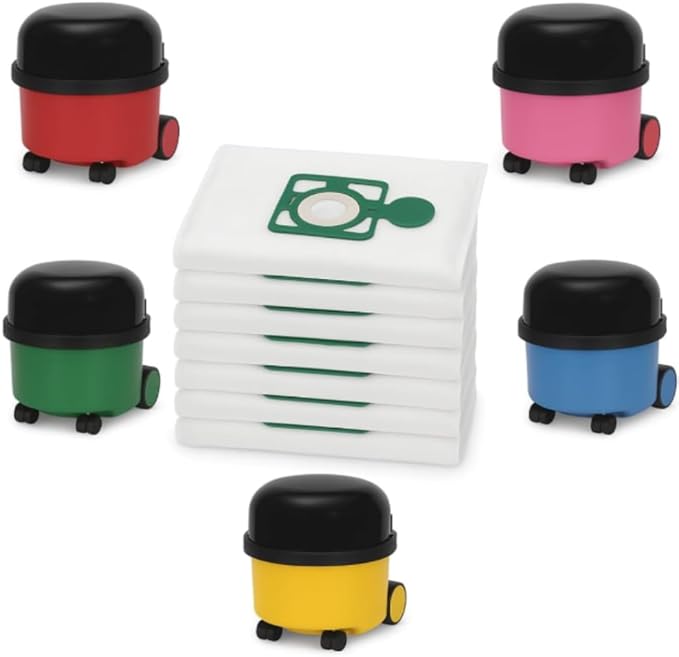 10x HEPA-Flo Dust Bags Compatible with Numatic Henry, Hetty, Harry & James – Replacement for NVM-1CH / 907075