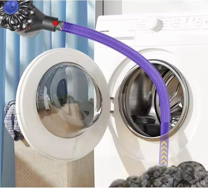 Flexible Extension Hose Lint Remover for Dyson V7 V8 V10 V11 V12 V15 Handheld Vacuum