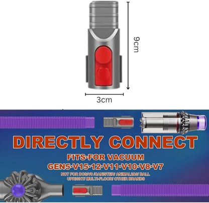 Flexible Extension Hose Lint Remover for Dyson V7 V8 V10 V11 V12 V15 Handheld Vacuum