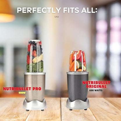 Replacement 18oz Cup with Lid for Nutribullet 600W/900W Blender Juicer