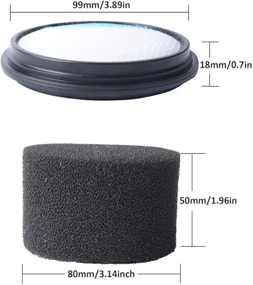 Pre‑Motor Foam & Sponge Filter Set for Vax Blade 32V / 24V (TBT3V1 Series)