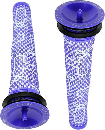 Dyson V6/V7/V8 Pre-Filters 2-Pack – Washable Replacement for Part 965661-01