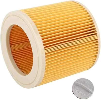 FIND A SPARE Pack of 2 Cartridge Filter For Karcher WD2 WD3 MV2 MV3 Wet & Dry Vacuum Hoover Cleaner Alternative to 64145520