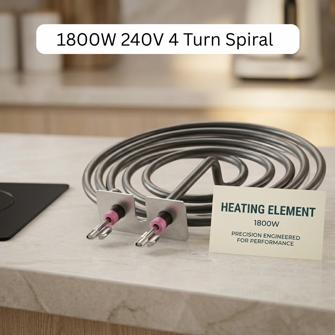 7 Inch 1800W Cooker Radiant Ring 240V 4 Turn Replacement Heating Element