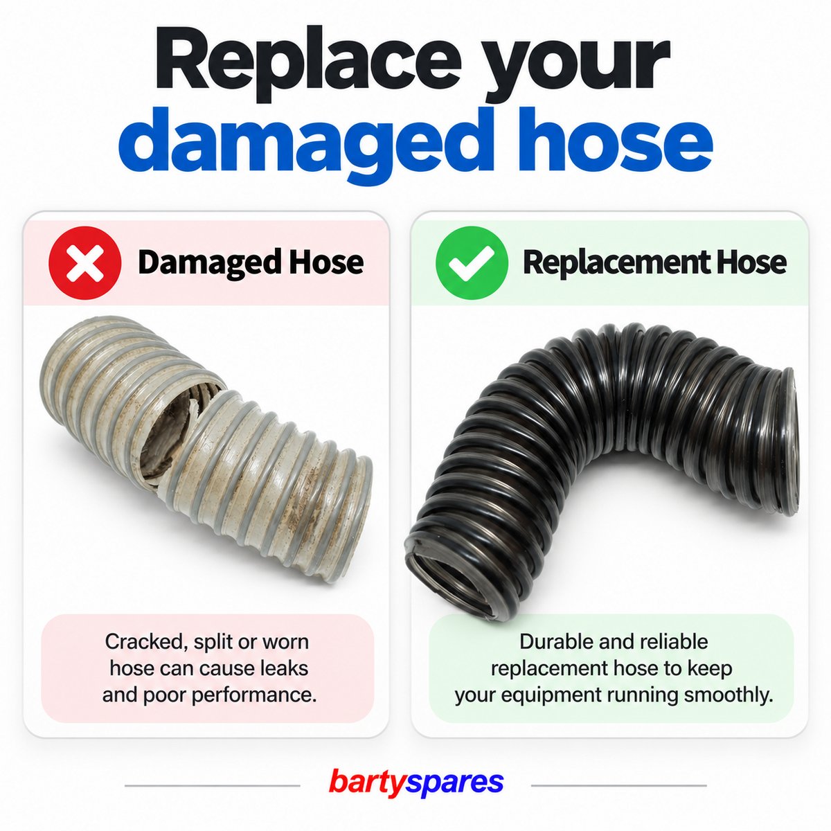 Replacement Floor Head Hose for Vax Blade 24V 32V Stick Vacuum Cleaner