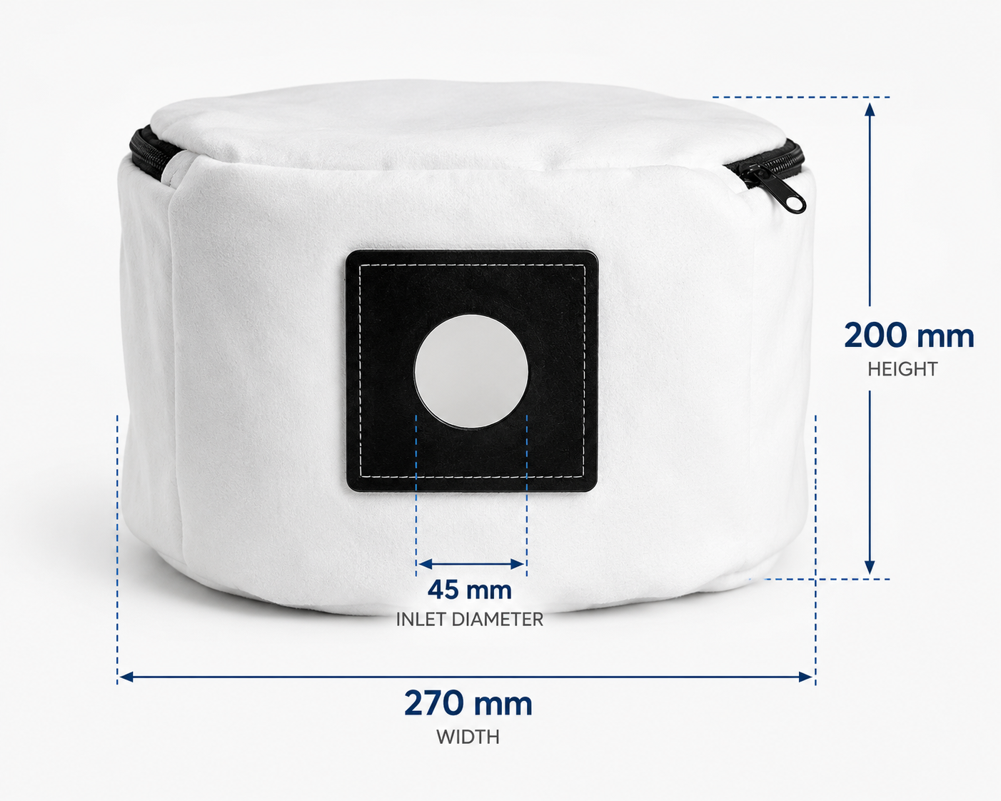4x Washable Cloth Vacuum Dust Bags for Henry Hetty Edward James NVQ250 Cleaners