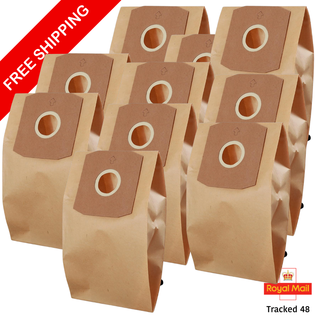 Paper Dust Bags For Daewoo RC300 310 320 350 370 RC350R Vacuum Cleaners Pack Of 10