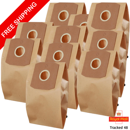 Paper Dust Bags For Daewoo RC300 310 320 350 370 RC350R Vacuum Cleaners Pack Of 10