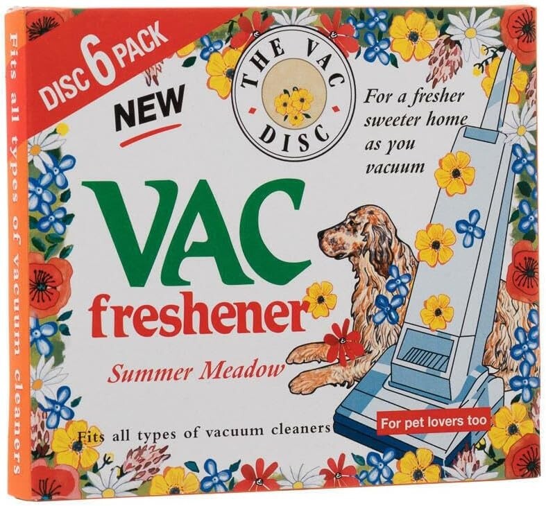 Scented Vacuum Freshener Discs Lavender Summer Meadow Fragrance 3 Pack 18
