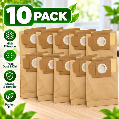 10 Pack Vacuum Dust Bags Type 01 & 87 Compatible with Morphy Richards 70005 70008 70010 70011