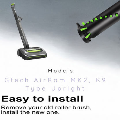 Replacement Agitator Brush Bar Roller Compatible with GTECH AirRam MK2 AR20 K9 Vacuum