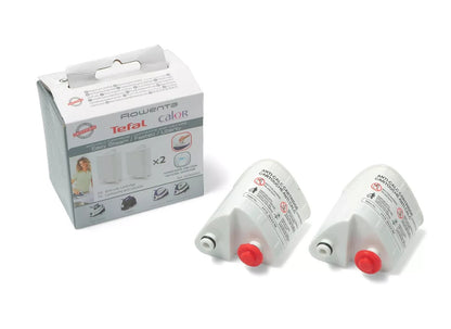 2 Genuine Tefal Anti Calc Filters XD9060E0 for Fasteo SV6020 SV6035 SV6040