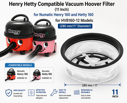 11 Inch 280mm Tritex Vacuum Cleaner Filter Replacement