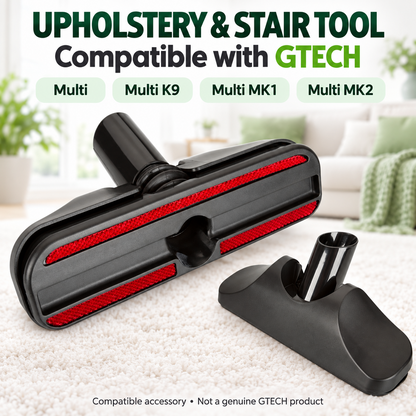 Replacement Upholstery & Stair Brush Tool for Gtech Multi MK1 & Multi MK2 Cordless Vacuums