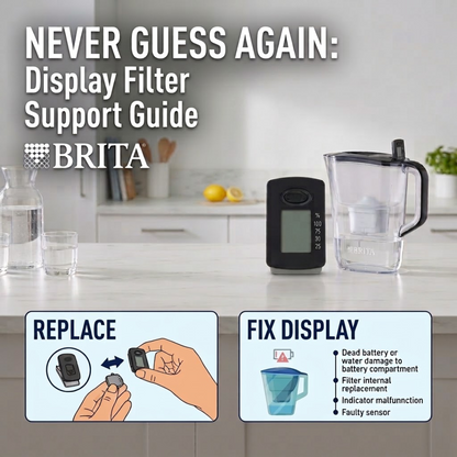 Water Filter Electronic Memo Replacement Indicator Display for Aluna 2 Pack