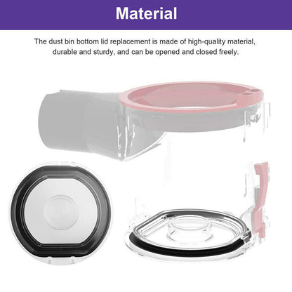 2 Pack Dust Bin Bottom Cover Lids Compatible with Dyson V7 V8 SV10 SV11