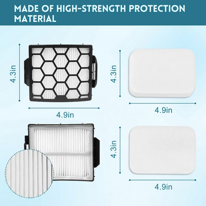Vacuum Cleaner Filter Replacement Set Compatible with Shark NV602UK NV612UK NZ690UK NZ691UK NZ710UK