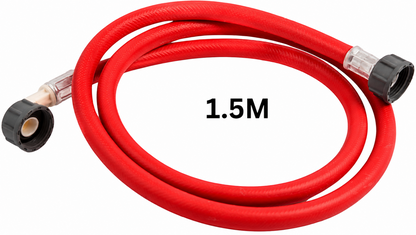 Washing Machine Water Supply Hose 1.5m Universal Hot & Cold Fill Inlet Pipe