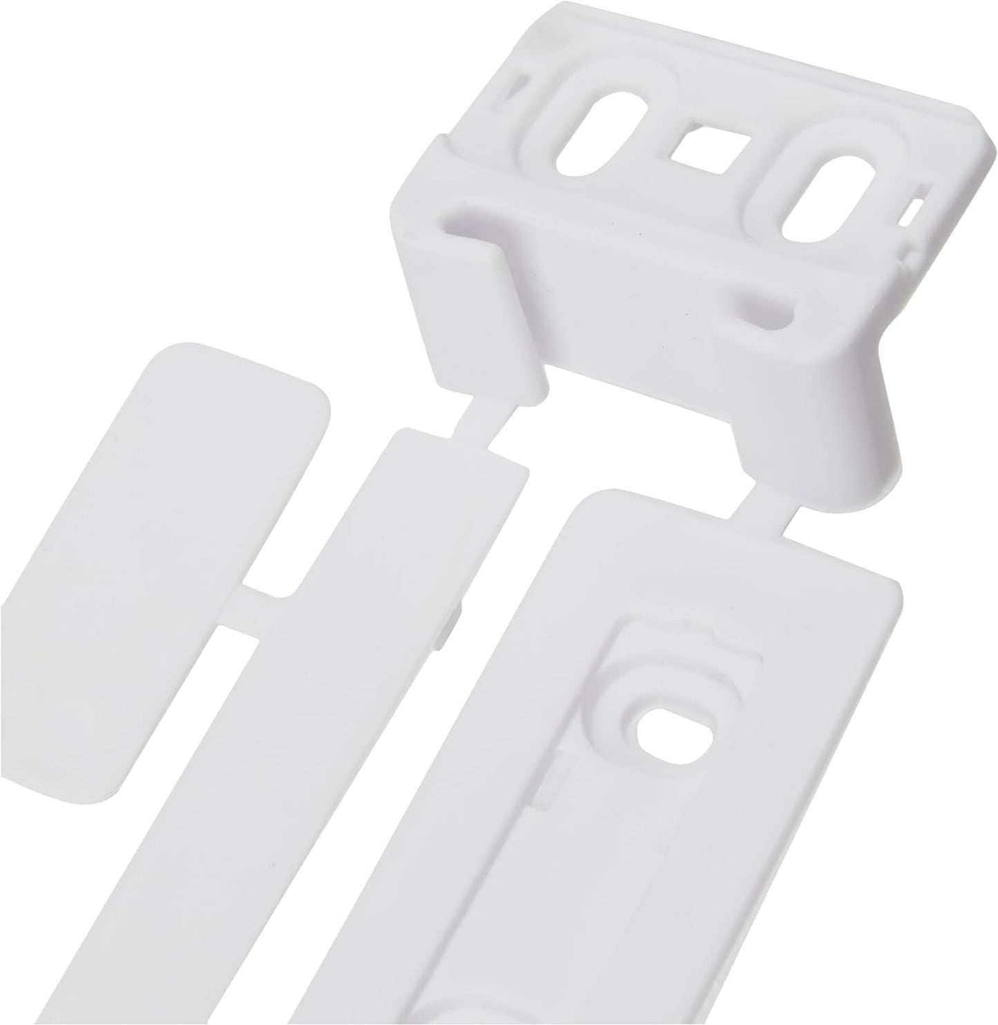 4 Pack Door Mounting Bracket Slider Kit for Zanussi ZI718/12K Integrated Fridge Freezer