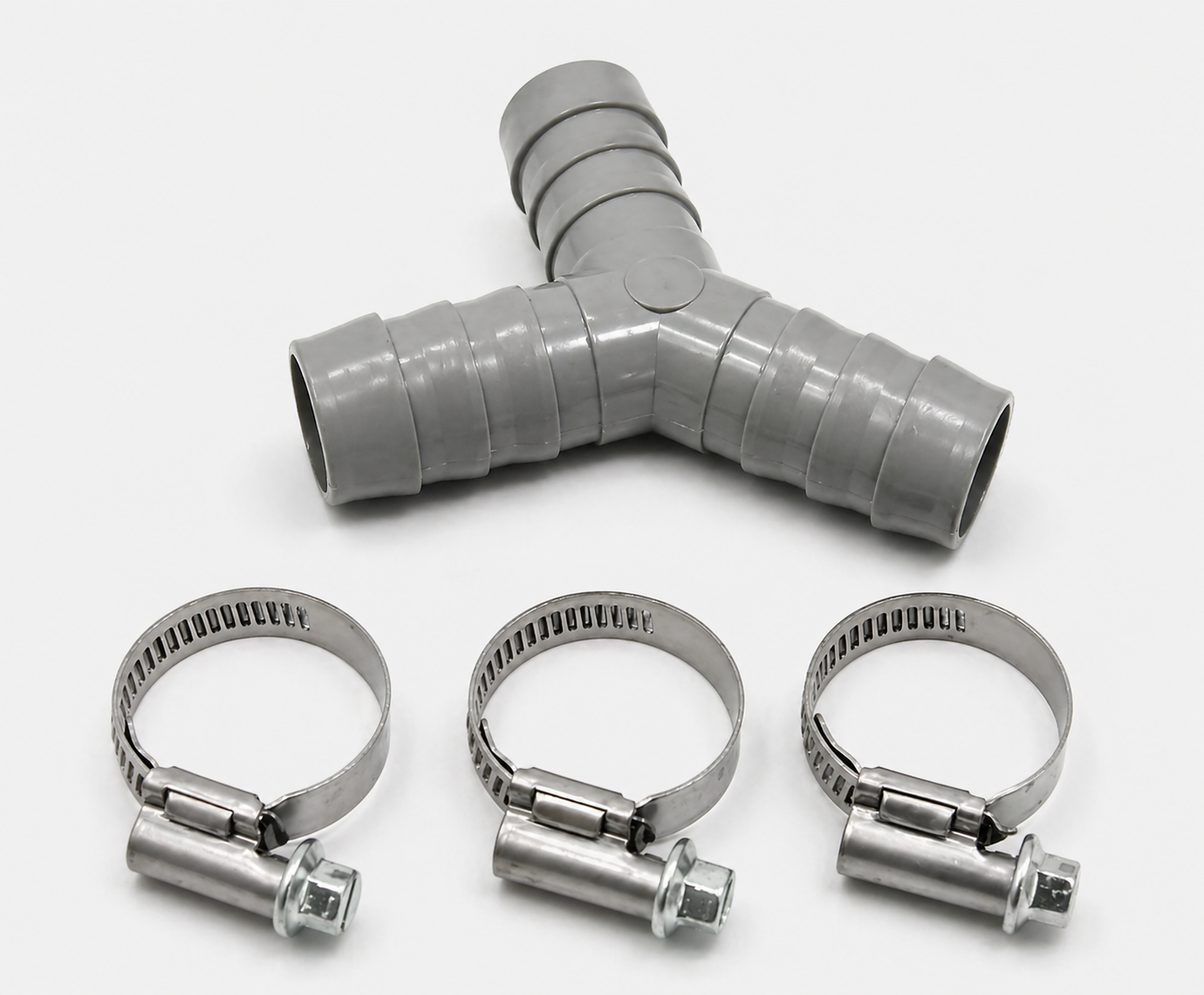 17mm 3 Way Drain Hose Y Splitter Connector for Dishwasher Washing Machine