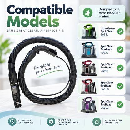 BISSELL Carpet Cleaner Replacement Hose Handle SpotClean ProHeat 1923E 3698L