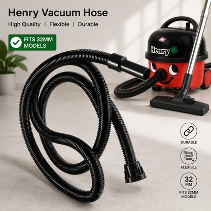 5 Metre Flexible Vacuum Hose 32mm Replacement for Compatible Henry Vacuum Cleaners