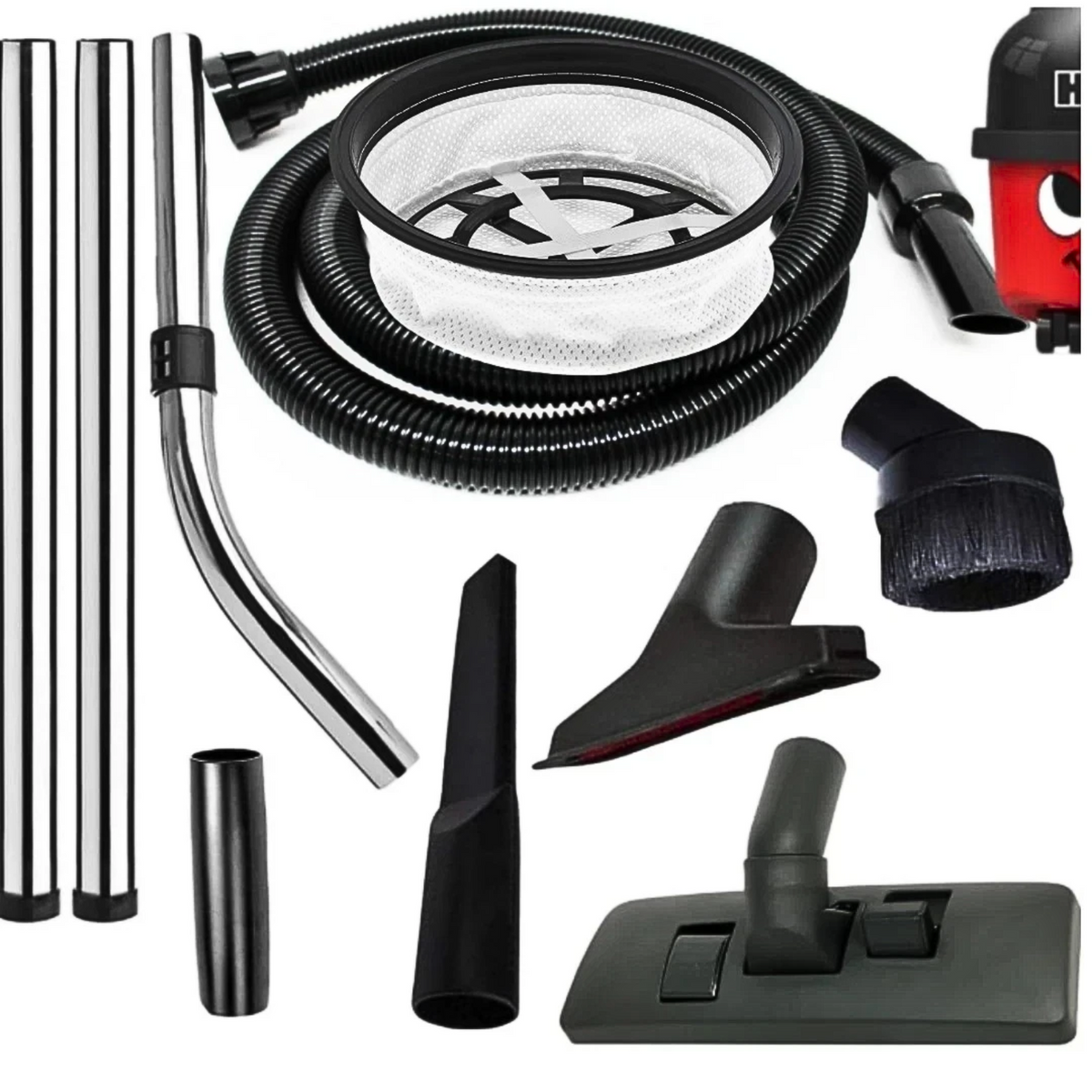 Full Tool Kit & 12" TriTex Filter for Numatic Henry Hetty HVR200 HET200 604165