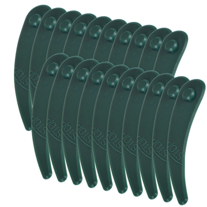 20 Pack Plastic Strimmer Blades Compatible with Bosch ART 23-18 LI ART 26-18 LI
