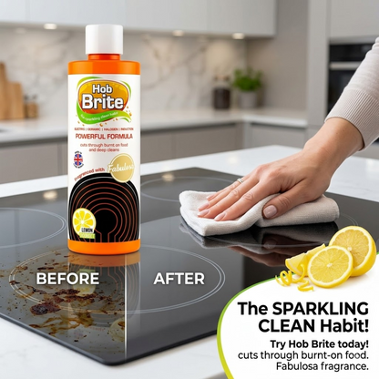 250ml Ceramic Glass Hob Cleaner Lemon Sherbet 3 Pack