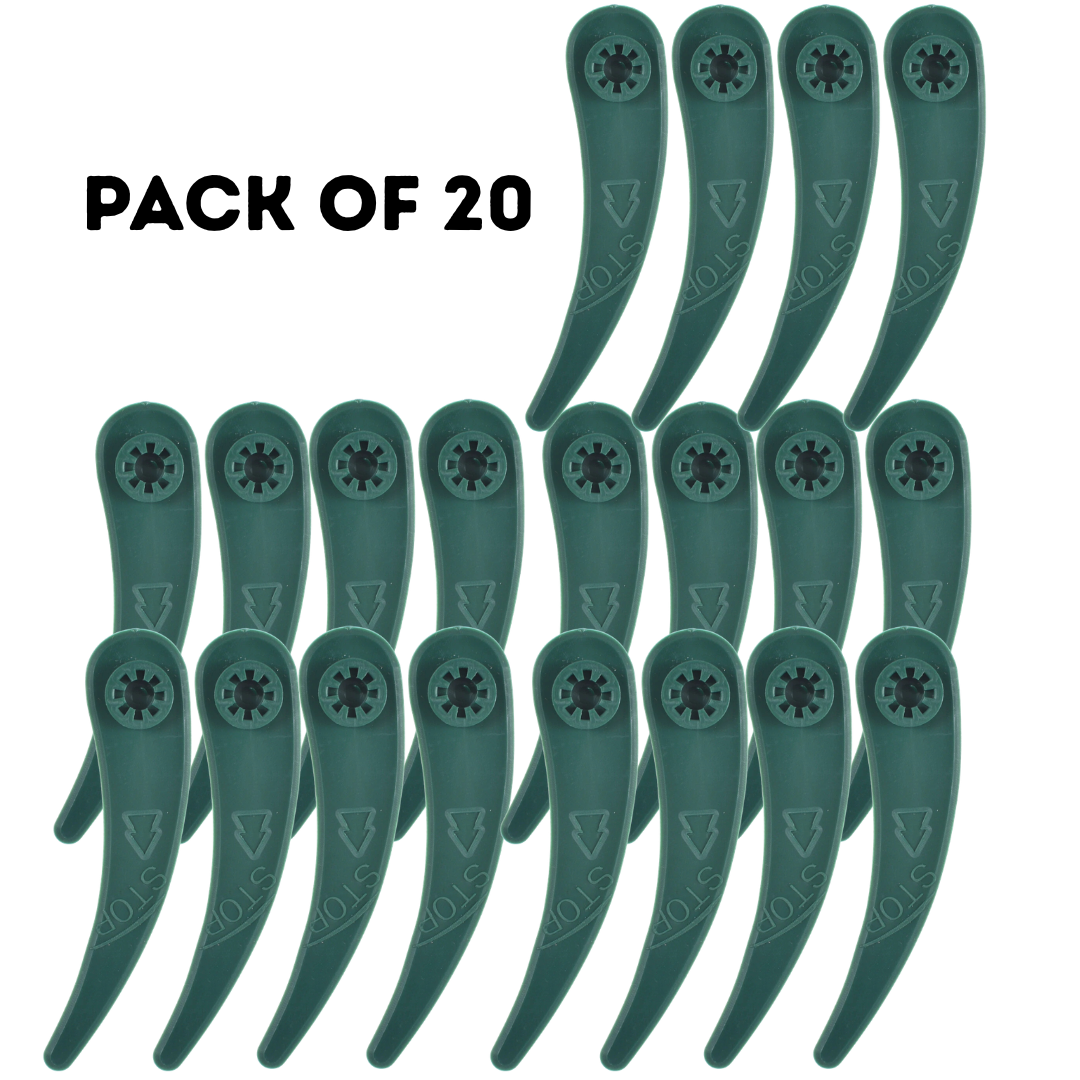 20x ABS Replacement Strimmer Blades for Bosch ART 23-18 LI & ART 26-18 LI