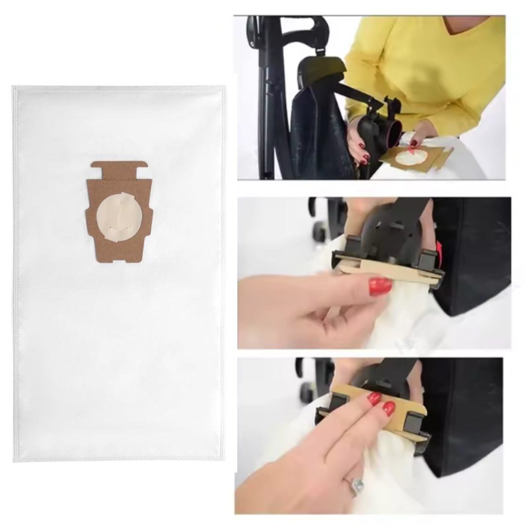 Replacement Vacuum Cleaner Dust Bags Multi Layer High Filtration 5 Pack