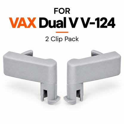 VAX Dual V V-124 Water Tank Container Latch Clips Grey Replacement