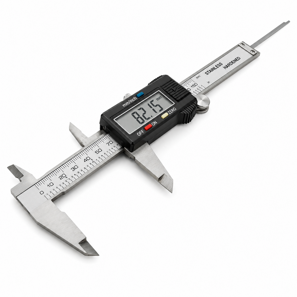 150mm 6 Inch Digital Caliper Stainless Steel Electronic Vernier Gauge LCD Display