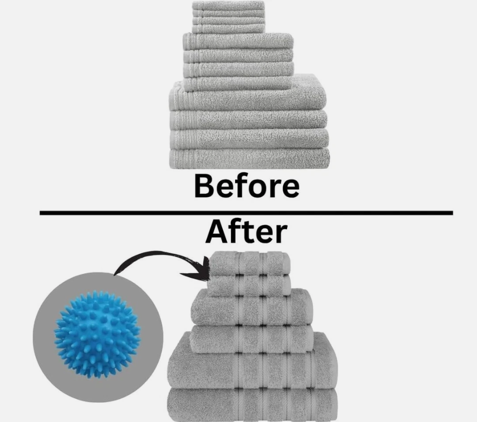 Universal Reusable Tumble Dryer Balls 6 Pack Laundry Drying Accessories