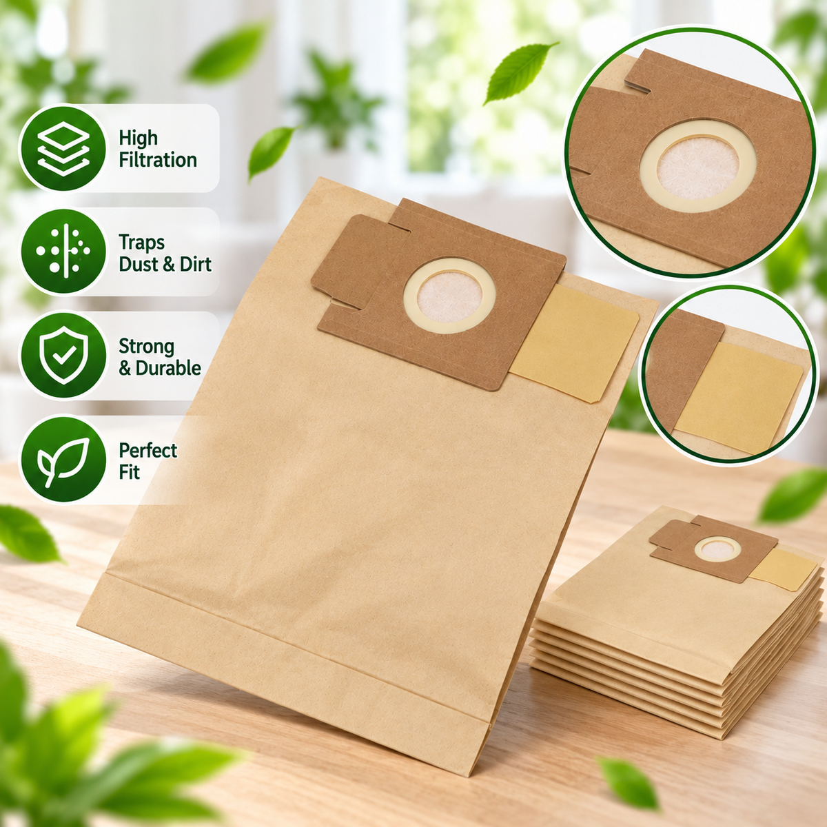 10 Pack Vacuum Dust Bags Type 01 & 87 Compatible with Morphy Richards 70005 70008 70010 70011
