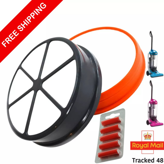 Vax Type 90 Filter Set + Hoover Air Freshener Compatible with Air Stretch, Air Lift, Pet Max & Mach Air